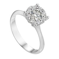Anello World Diamond Group Donna in Oro bianco Diamante 0.23 Ct AGICE03 - AGICE03